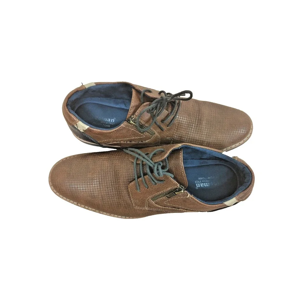 Freeman WILEY Oxford Light Brown with Memory Foam Men's‎ Size 10M